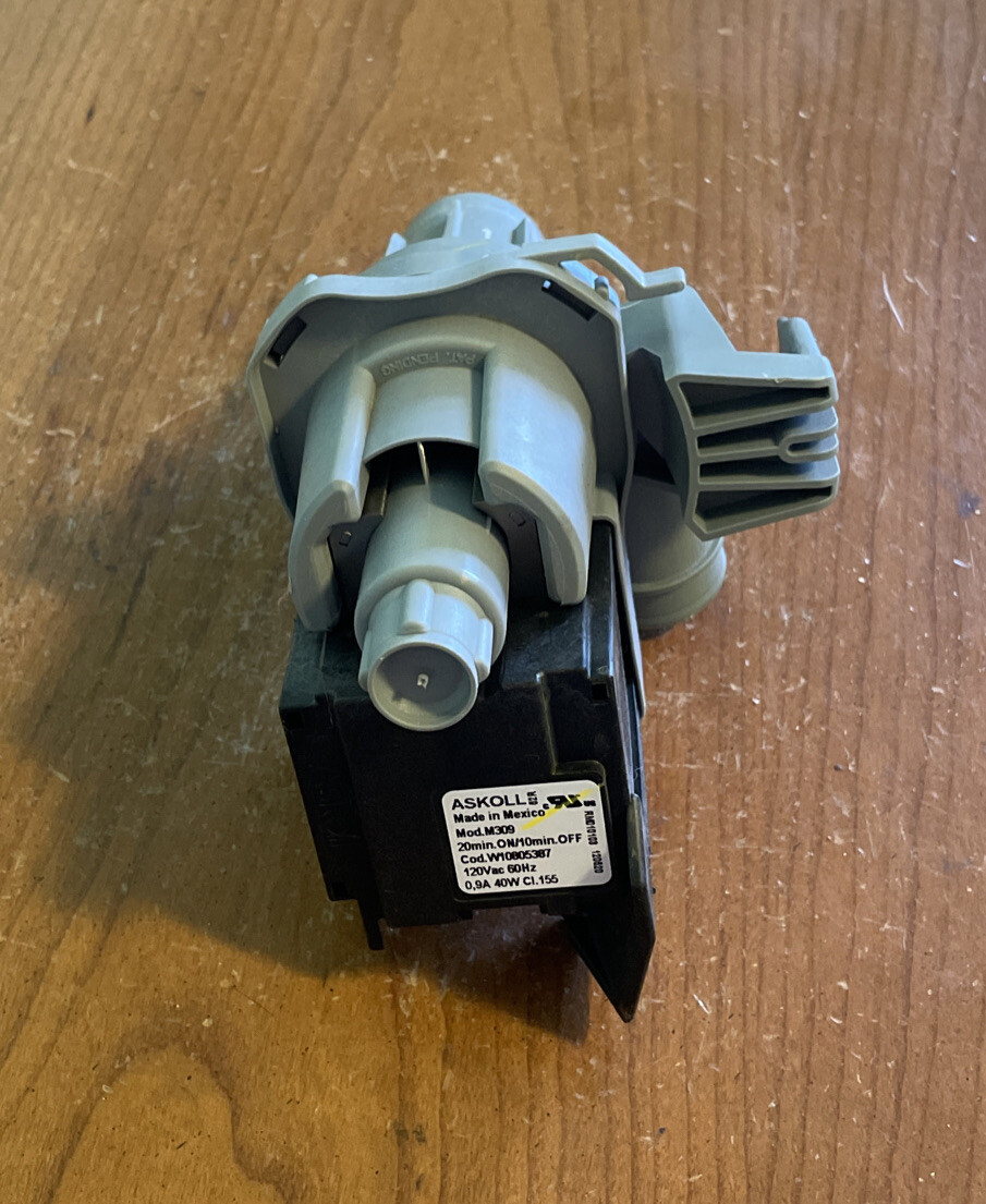 OEM Genuine Whirlpool Dishwasher Pump Motor Assembly, Part W11612327