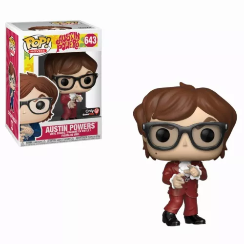 Austin Powers Red Suit Mike Myers Spy Spion POP! Movies #643 Figur Funko