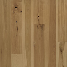 Wide Plank Hickory Flooring, Natural, Prefini...