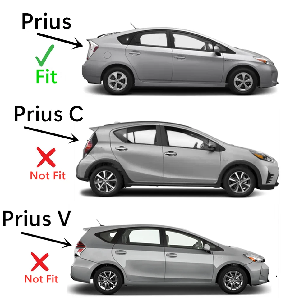 Fits 2010-2015 Toyota Prius 4D Hatchback Passenger Right Front Door Window Glass - Imagem 3 de 3