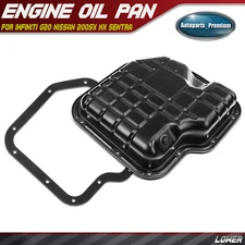 Engine Oil Pan w/Gasket for Nissan 200SX 95-98 NX Sentra INFINITI G20 2.0L Lower