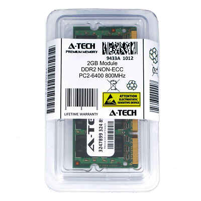 2GB DDR2 PC2-6400 800MHz SODIMM (Crucial CT2C2G2S800M Equivalent