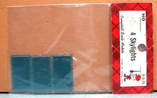 CAMPBELL SCALE MODELS HO SCALE SKYLIGHTS # 910-75 Qty 3 BUDGET SET
