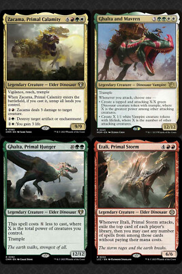 mtg dinosaur tribal commander deck Gishath, Sun's Avatar DINOSAUR Tribal Magic MTG Commander Deck