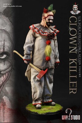 WHY STUDIO 1/6 WS014 Terror Clown Killer Action Figure Collection