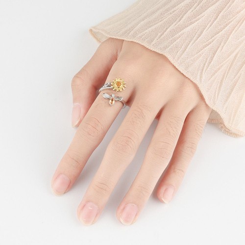 Gifts Rotate Freely Spinning Anxiety Ring Rotating Ring Finger Ring ...