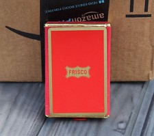 NOS Congress Sealed Deck Frisco Railroad Advertising Playing Cards