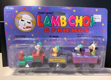 Vintage 1994 ERTL Shari Lewis Lamb Chops & Friends Train Bearly, Hush, Charlie