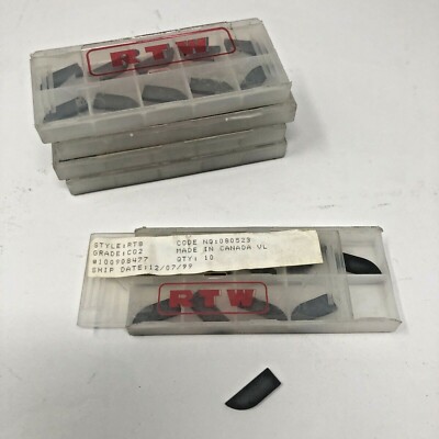 (5x10packs) NEW RTW RT8 Carbide Inserts Grade CQ2