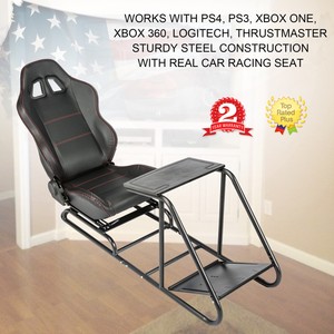 Details About Bucket Driving Simulator Racing Seat Gaming Chair W Pedal Shifter Mount Idu
