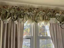 Curtain Elis Lined Tuck Valance - New with Free Shipping!!