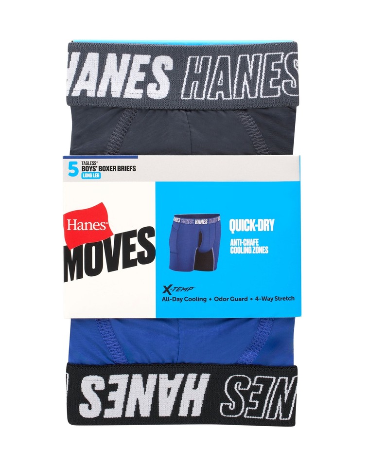 Hanes Boxers Hanes Men's 3-Pack X-Temp Performance Cool Long Leg