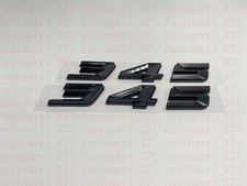 2pc Gloss Black 345 Badge Emblem Chrome Trim For Mopar Hemi Charger Challenger 2pc Gloss Black 345 Badge Emblem Chrome Trim For Mopar Hemi Charger Challenger