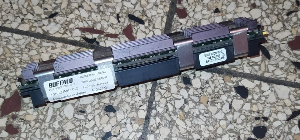 Apple Mac Pro 1,1 2,1 3,1 1GB PC2-5300F-555 DDR2 667 ECC RAM - Image 4 of 4