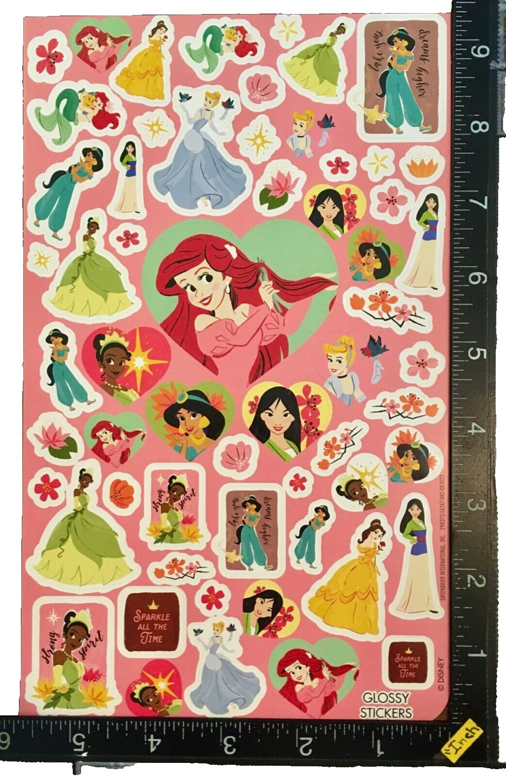 Calcomanías del partido de papel Disney Rellenos
