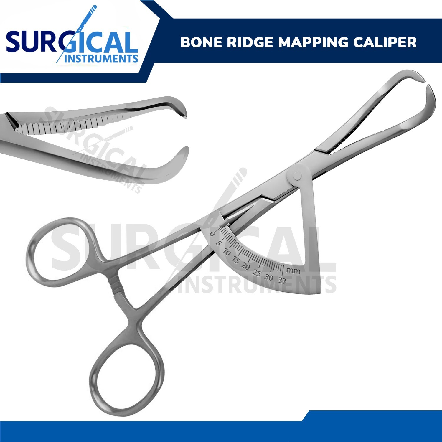 Bone Ridge Mapping Bone Ridge Mapping Caliper Ring Style Dental Implant Stainless German ...