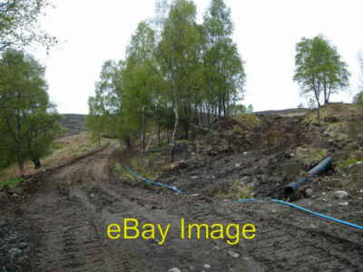 Foto 6x4 Entwässerungsarbeiten an der Baumgrenze oberhalb Innerhaden Kinloch Rannoch um 2008