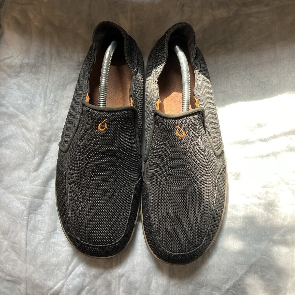 OluKai Men\'s Nohea Mesh Slip On Shoe Dark Shadow Gray Size 9 Amazon.com | OluKai Nohea Mesh Men main image 4