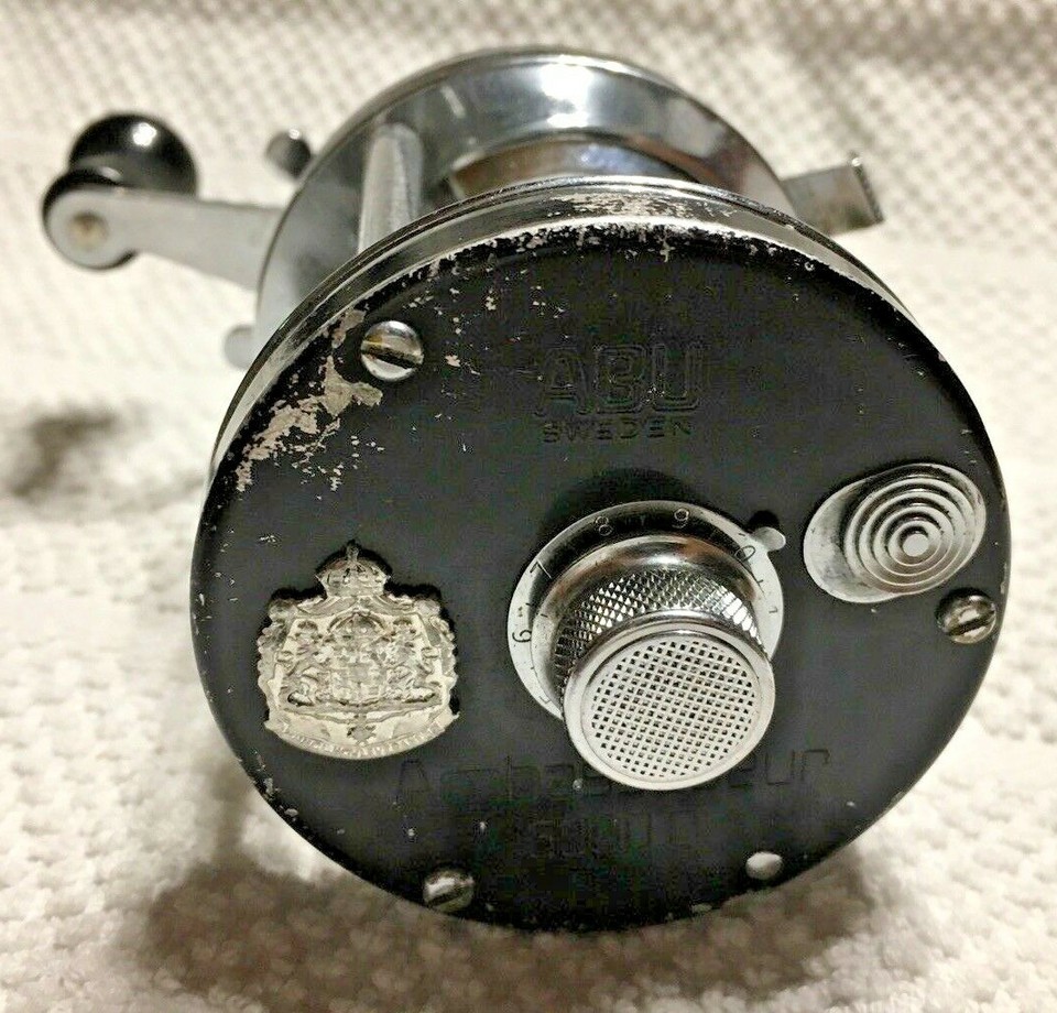 Moulinet De Pêche Vintage Abu Garcia Ambassador 6000C - Suède - Excellent État Pour Eau Douce Et Mer