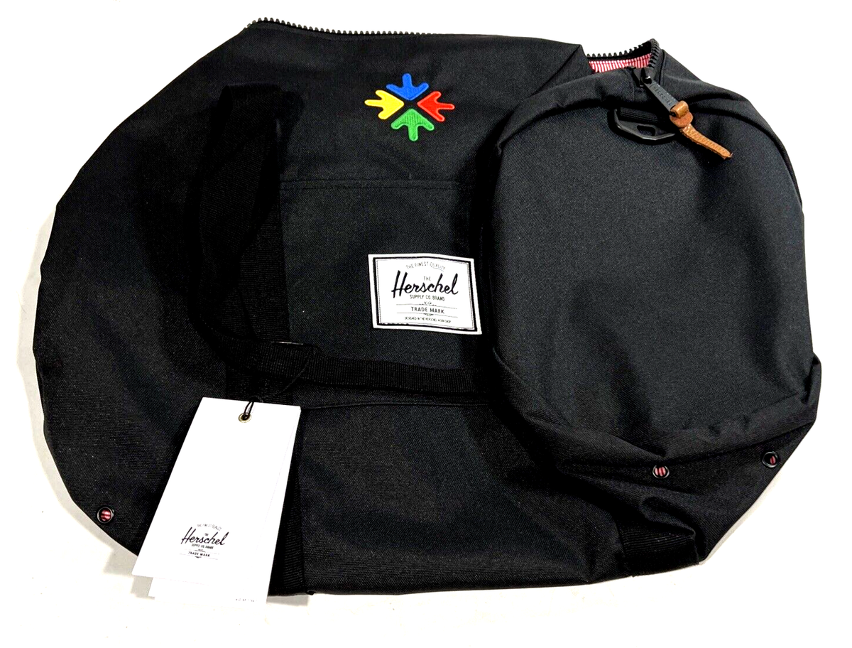 Herschel Sutton Duffel Bag Mid-Volume Black (Branded)