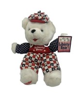 Dan Dee Liberty Bear Plush 1998 15" Patriotic USA Stuffed Animal Stars