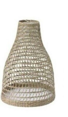 1 Stuck Vindflakt Ikea Hangeleuchtenschirm Lampe Seegras Handmade Natur Rattan Ebay 