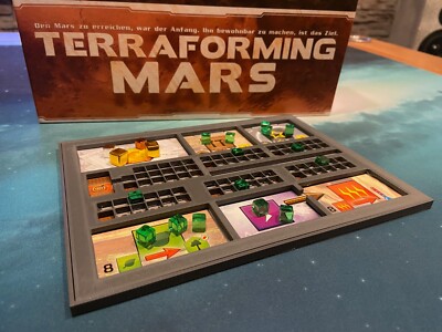 3D Brettspiele Terraforming Mars Overlay 5er Set In Grau