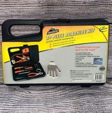 Armor All Roadside Emergency Kit Safety - Jumper Cables, Sockets, 30 piece. New.