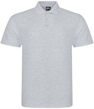 Image of Heather Grey Pro RTX Polo Shirts - Men's Premium Work Polo's Heavy Duty XS - 8XL