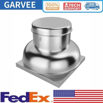 2400CFM Roof Fan Up-blast Restaurant Roof Exhaust Fan 25' Fan Base Ideal Factory