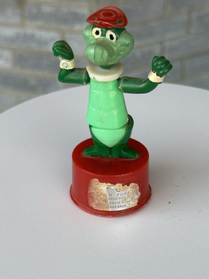 Vintage 1962 WALLY GATOR Push Puppet Kohner Bros. Hong Kong Rare Find