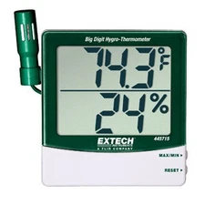 Extech 445715: Big Digit Hygro-Thermometer