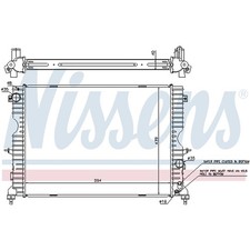 RADIATOR WATER COOLER ENGINE COOLING FOR LAND PCC000640 NEW