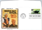 S08-2399, WWII 50TH ANNIV., ITALY INVADED, COLORANO SILK FDC
