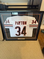 Walter Payton Signed Bears Authentic Jersey 6 inscriptions PSA/DNA. Very Rare
