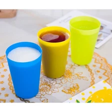 260ml Unbreakable Stackable Cups Reusable Colorful for All Drink Types