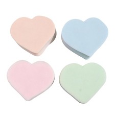 4 Pack Heart Shaped Beauty Blender Sponges, Wet & Dry Makeup Sponges for Foun...