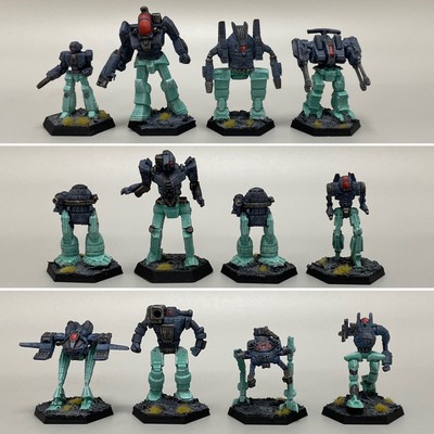 12 X BATTLETECH COMPANY MINIATURES MECHWARRIOR MECHS FASA IRON WIND RAL PARTHA