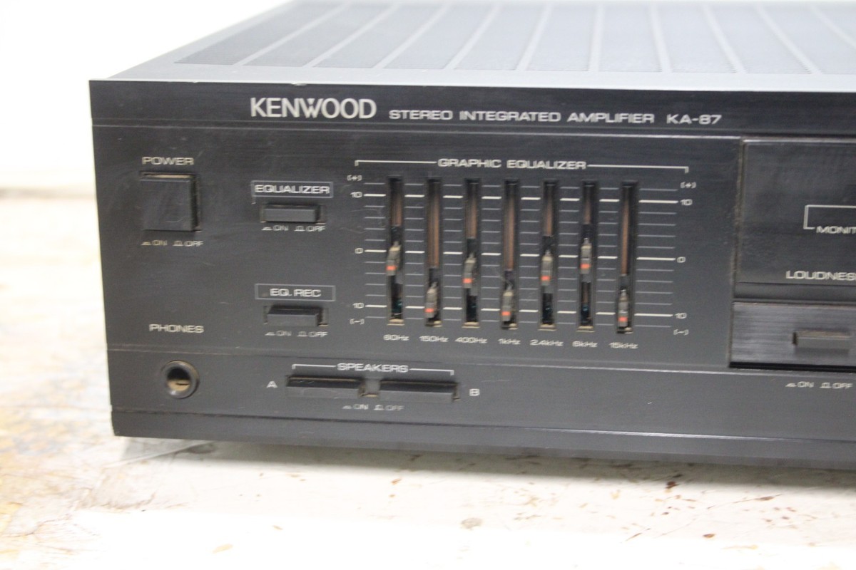 Kenwood KA-87 Stereo Analog Amplifier | eBay