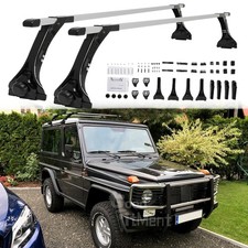 Für MERCEDES G-KLASSE W461 W463 64" Dachträger Querstange Regenrinne SquareBar