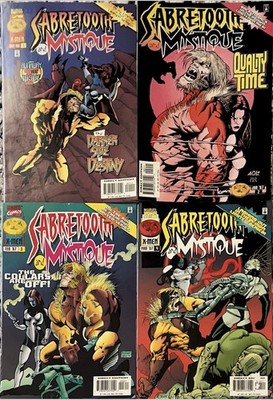 Mystique & Sabretooth #1-4 (Marvel Comics 1996) Lot Of 4