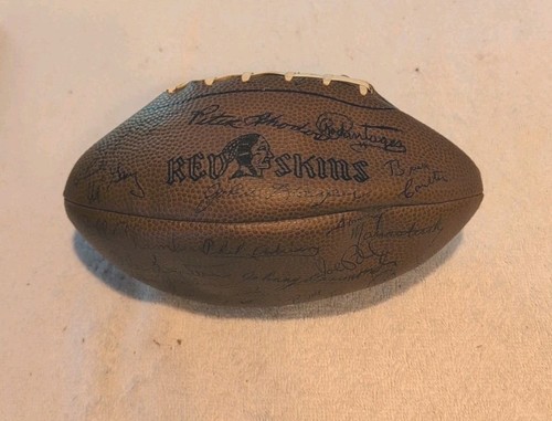 RARO facsimile calcio souvenir Washington Redskins anni 50-60 autografi - Foto 15 di 15