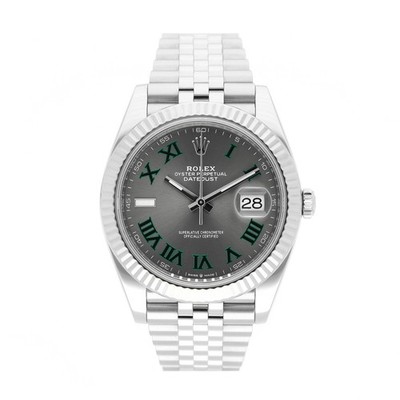 ROLEX DATEJUST 41 REF. 126334 WIMBLEDON STAHL/WEISSGOLD 2022 FULL SET