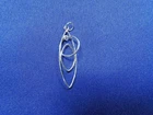 GRANDMA GRABE'S BEAUTIFUL VINTAGE STERLING SILVER TEARDROP RING 1G PENDANT