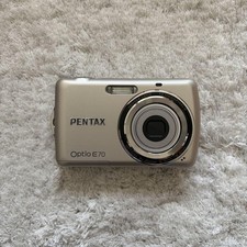 PENTAX Optio E70 Compact Digital Camera AA Battery Tested, Works Japan