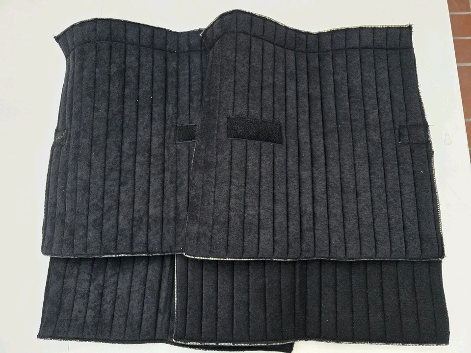 4er Set Busse Bandagenunterlagen Wb Schwarz/Glitzer - Bild 2 von 4