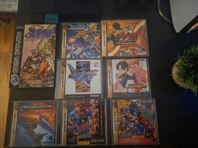 Modded JP SEGA Saturn Beige Console Bundle w/ Backup Cart, 15 games & HD cables!