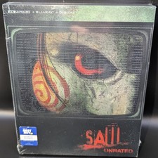 NEW Saw (2004) 4K Ultra HD + Blu-Ray Limited Steelbook (Best Buy Exclusive)