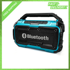 Cordless Bluetooth Speaker, 80W Portable Outdoor Wireless Boombox, Compatible