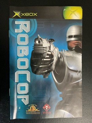 Robocop Microsoft XBOX Instruction Manual Only